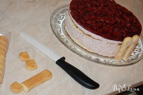 Cherry Charlotte Cake - Step 13