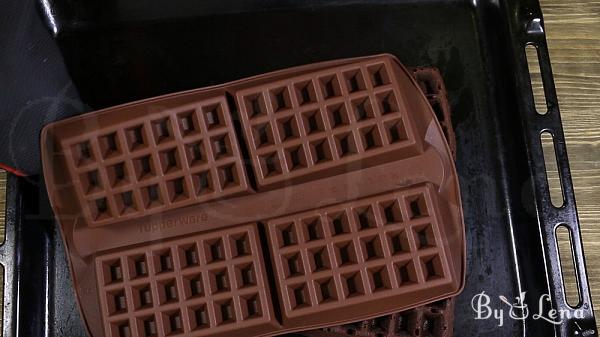 Oven Baked Chocolate Waffles - Step 13