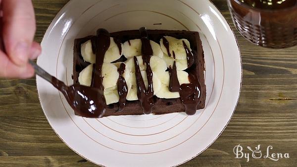 Oven Baked Chocolate Waffles - Step 14