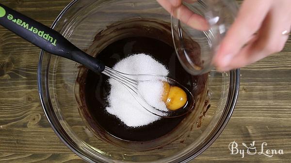 Oven Baked Chocolate Waffles - Step 3