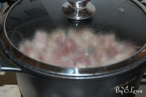 Braised Cabbage with Meat - Step 2