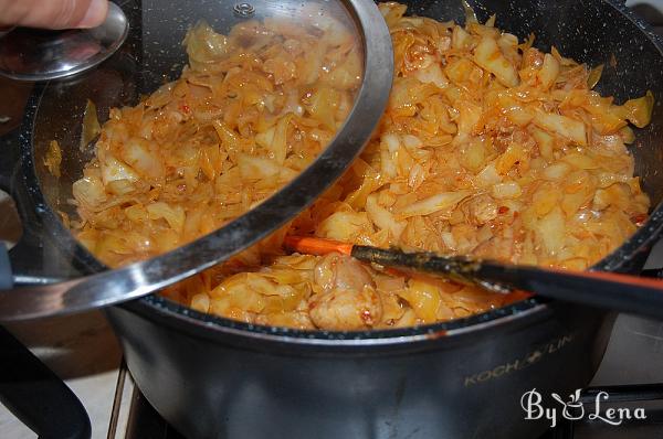 Braised Cabbage with Meat - Step 9