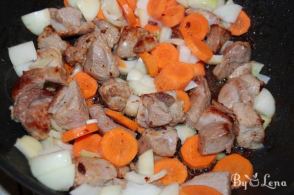 Fried Cabbage with Meat and Potatoes - Step 2