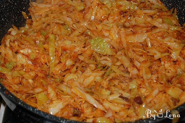 Sauteed Cabbage with Beans - Step 8