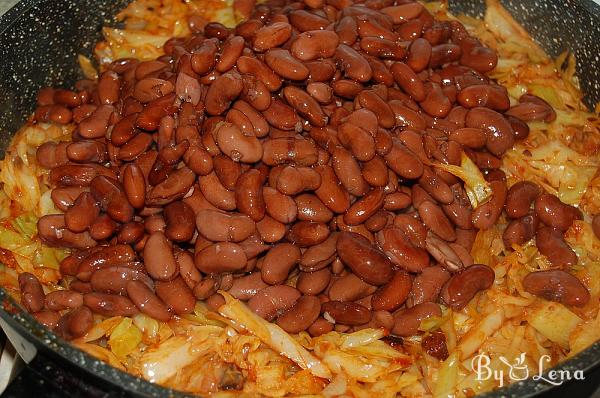 Sauteed Cabbage with Beans - Step 9