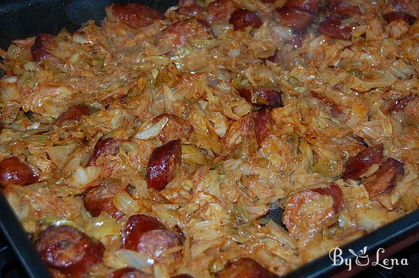 One Pan Cabbage and Sausage - Step 10