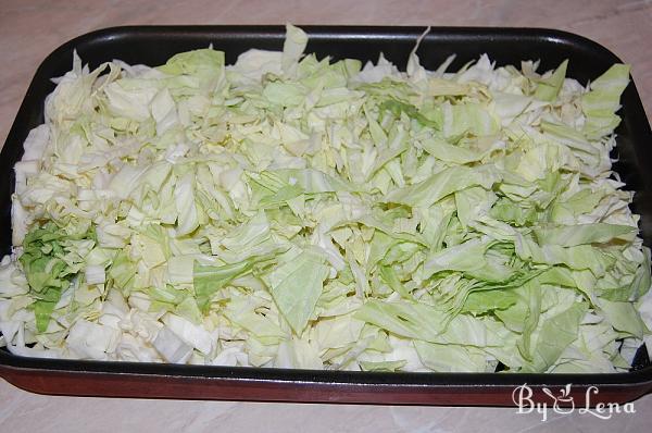 One Pan Cabbage and Sausage - Step 1