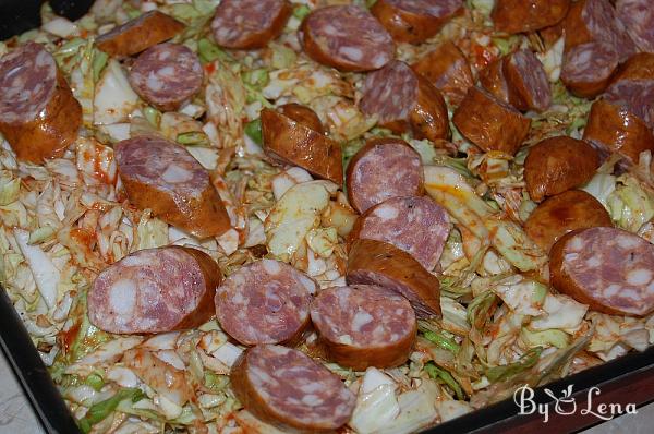 One Pan Cabbage and Sausage - Step 6