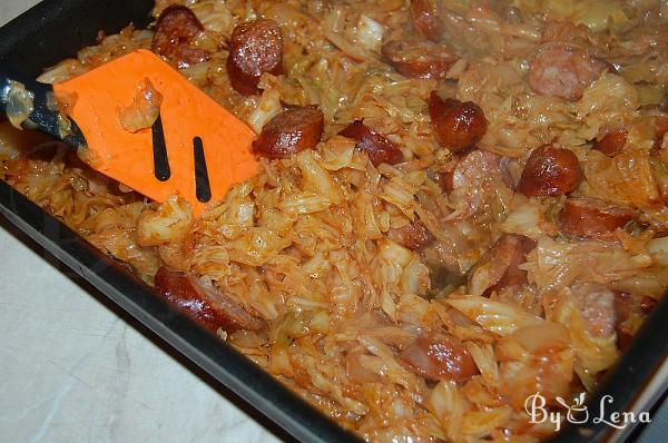 One Pan Cabbage and Sausage - Step 9