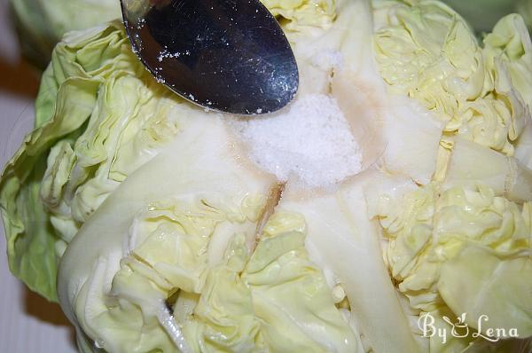 Fermented Whole Cabbage Heads - Step 4