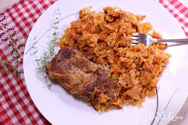 Roasted Pork with Sauerkraut - Step 15