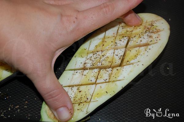 Roasted Eggplant with Cheese and Tomatoes - Step 4