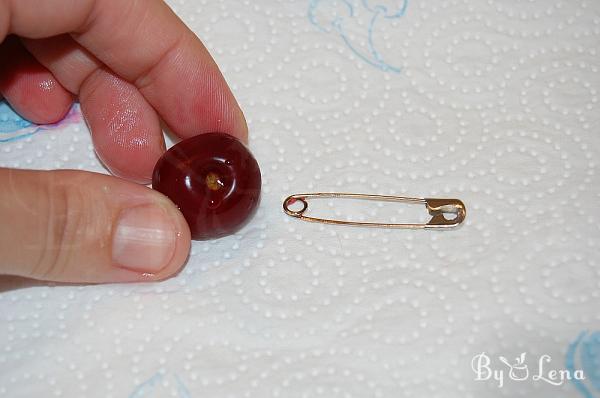 How to Freeze Cherries - Step 2
