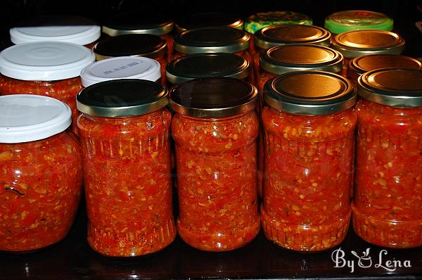 Red Peppers and Mushrooms Spread - Step 15