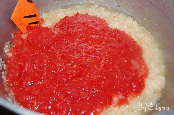 Red Peppers and Mushrooms Spread - Step 8