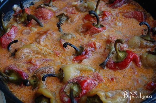 Roasted Peppers with Sour Cream - Step 8