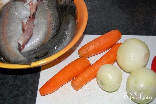 Baked fish with vegetables - Step 1