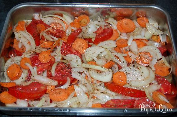 Baked fish with vegetables - Step 5