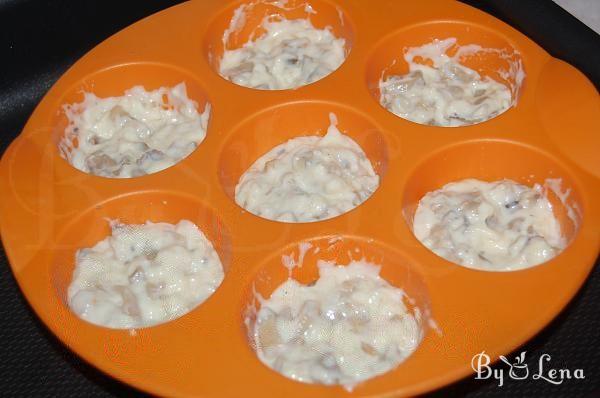 Mushroom and Cheese Savoury Muffins - Step 4