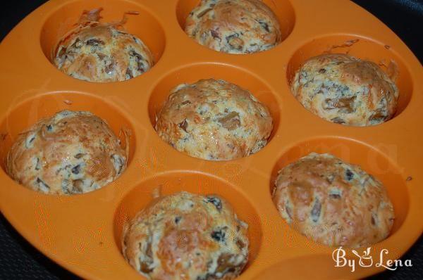 Mushroom and Cheese Savoury Muffins - Step 5