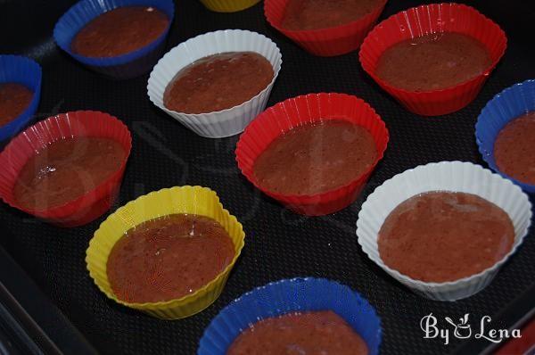 Chocolate muffins filled with Cream Cheese - Step 7