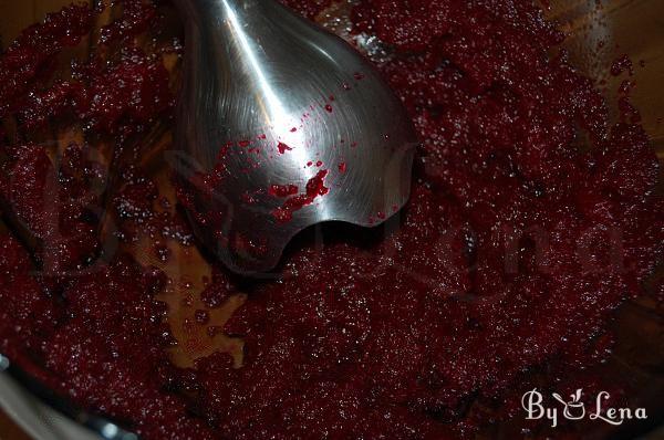 Beetroot Pink Muffins - Step 1