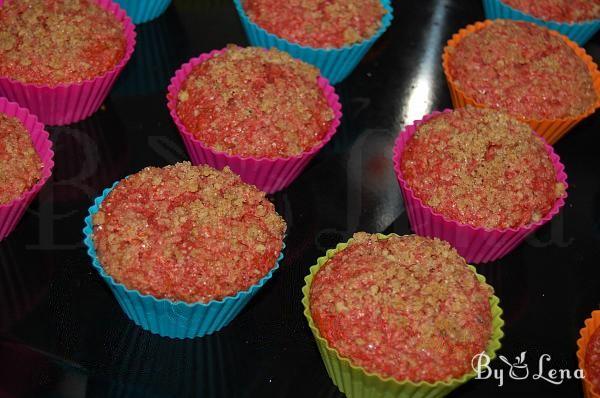 Beetroot Pink Muffins - Step 11