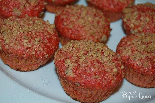 Beetroot Pink Muffins - Step 12