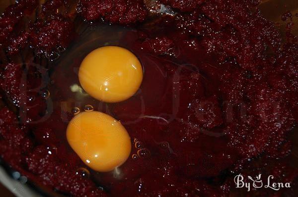 Beetroot Pink Muffins - Step 2