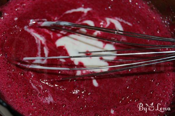 Beetroot Pink Muffins - Step 3