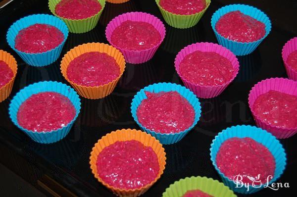 Beetroot Pink Muffins - Step 9