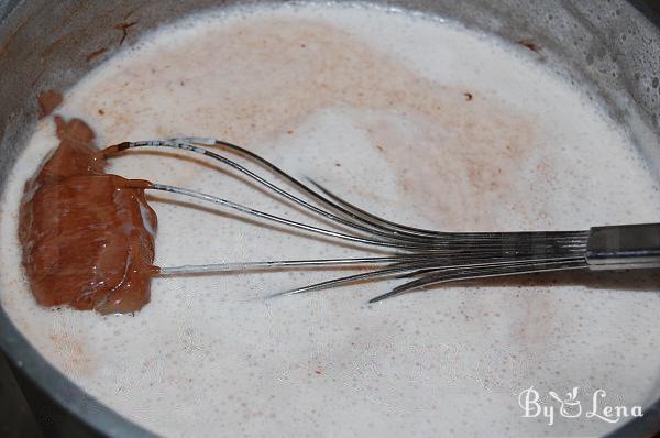Chocolate Semolina Pudding - Step 1