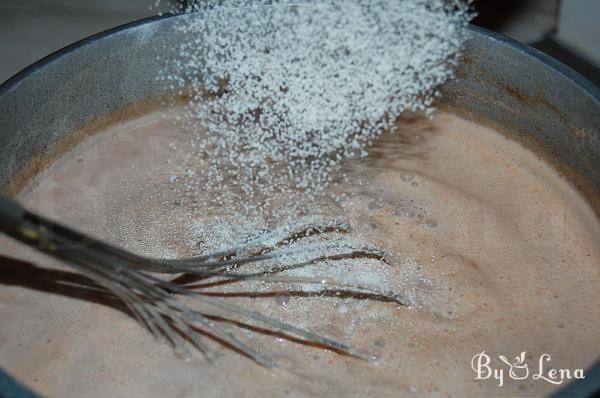 Chocolate Semolina Pudding - Step 2