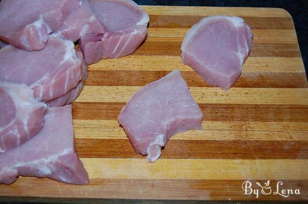 Baked Pork Chops with Cheese and Onion - Step 1