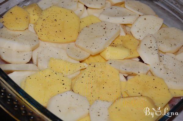 Baked Potatoes with Meat and Cheese - Step 2