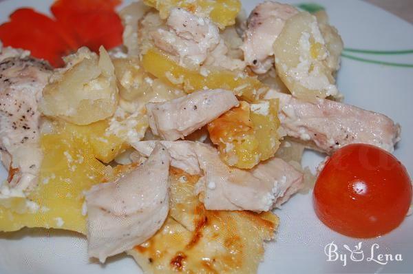 Baked Potatoes with Meat and Cheese - Step 7