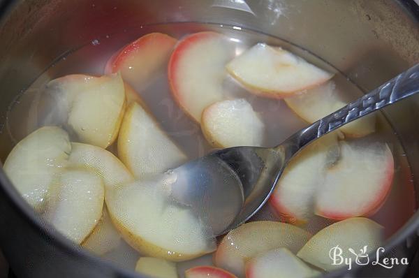 Vegan Apple Compote Bread - Step 1