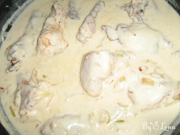 Chicken with sour cream - Step 9