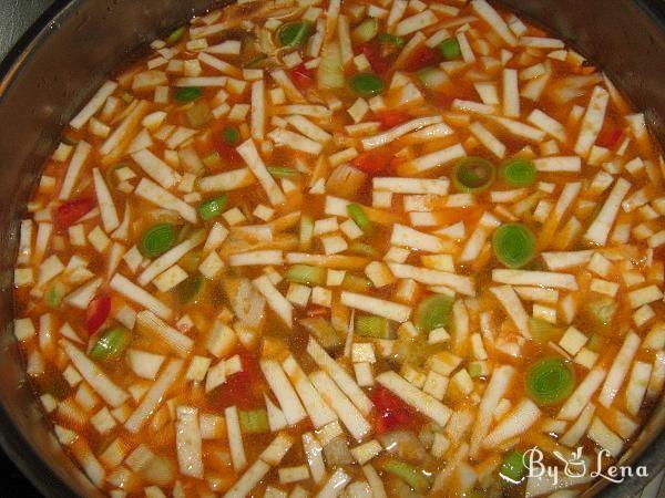 Romanian Meatball Soup - Step 6