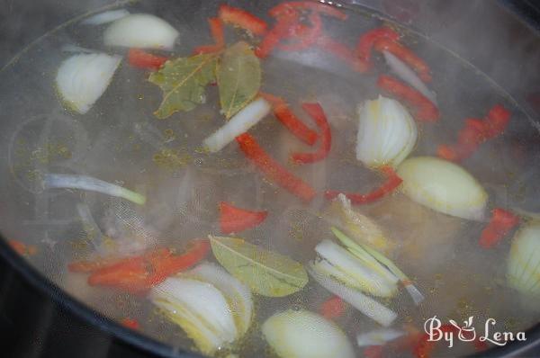 Chicken Soup with Rice and Vegetables - Step 2