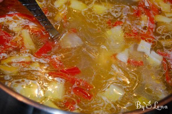 Chicken Soup with Rice and Vegetables - Step 7