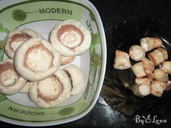Easy Chicken Stuffed Mushrooms - Step 1