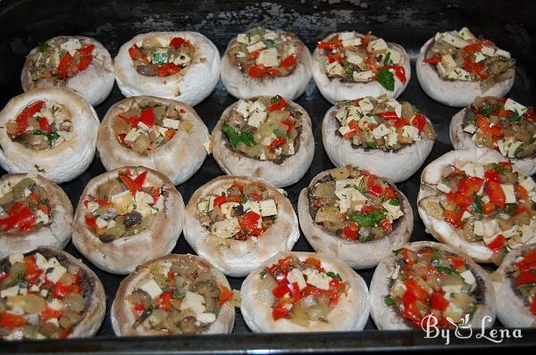 Vegan Stuffed Mushrooms - Step 6