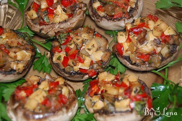 Vegan Stuffed Mushrooms