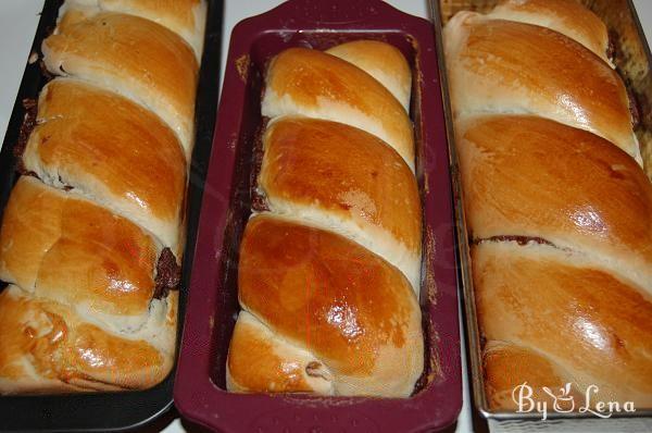 Cozonac - Romanian Sweet Bread with Walnuts - Step 21