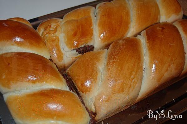 Cozonac - Romanian Sweet Bread with Walnuts - Step 22