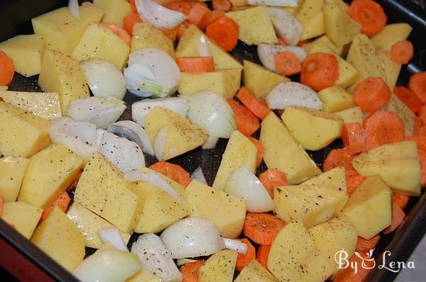 Baked Chicken with Potatoes and Vegetables - Step 2