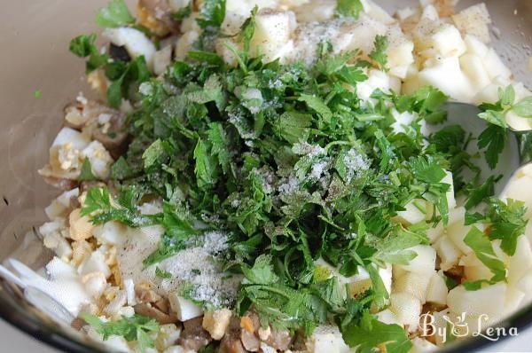 Mushroom Salad Mini Tarts  - Step 5
