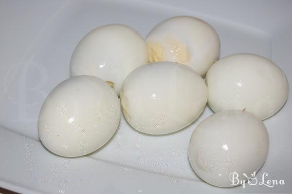Easy Deviled Eggs - Step 1