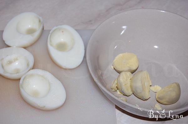 Easy Deviled Eggs - Step 2